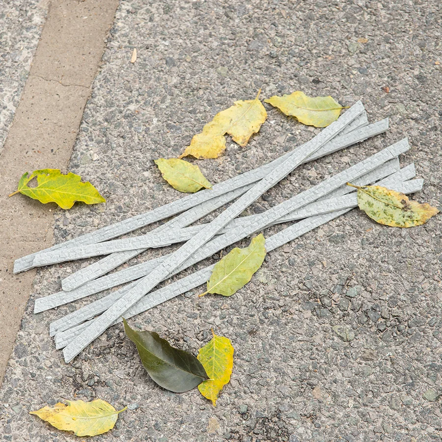 Bande de protection en brique et pierre l'inventaire, échelle HO 1:87, 6 pièces, accessoires pour modèle de train de chemin de fer, bricolage