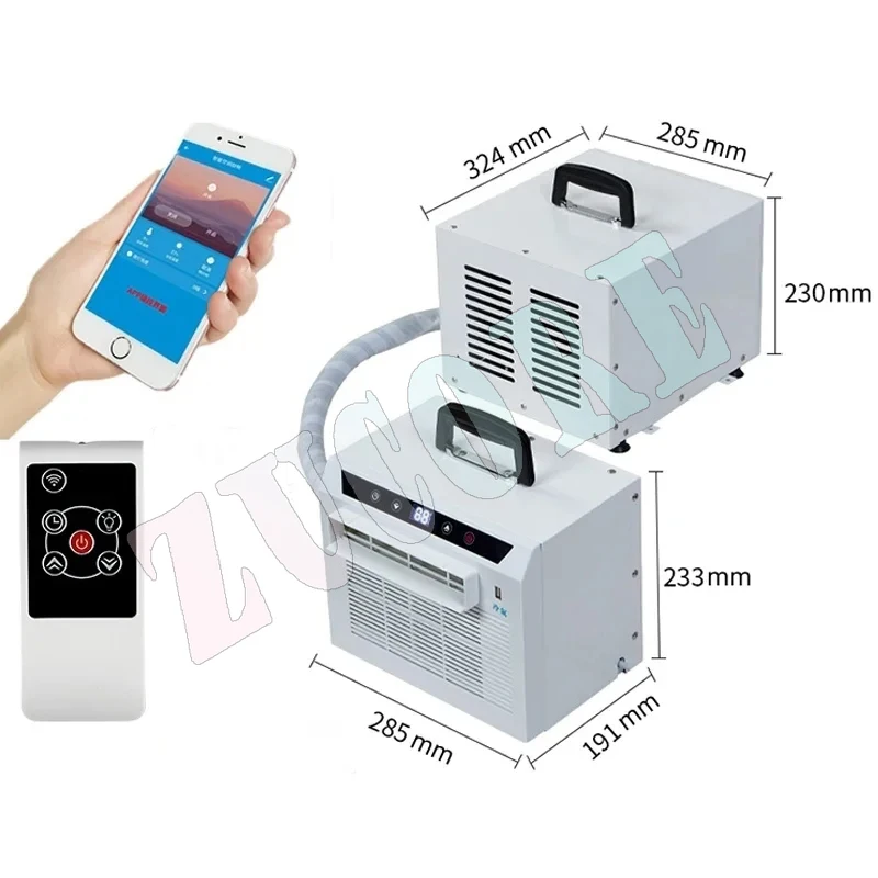 

Сплит-мобильный кондиционер, автомобильный кондиционер, портативный домашний кондиционер, бесплатная установка, палатка для кемпинга 3000BTU