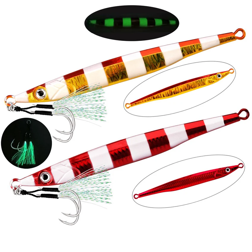 Cuchara de Jigging en metal fundido – Señuelo artificial para lubina - imagen 3