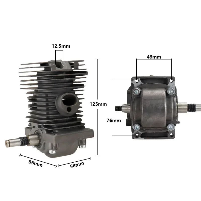 38mm Diameter Engine Motor Cylinder Piston Crankshaft for MS170 MS180 018 Chainsaw Quick Replace Spare Parts New