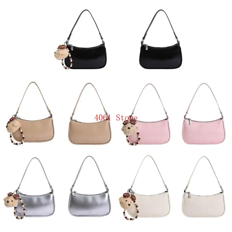 

Comfortable Underarm Bags Crossbody Bag With Adjustable Strap Practical Shoulder Purse PU Evening Bag For Work Travel