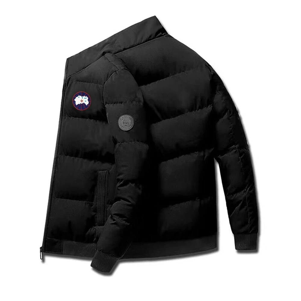 Men's Thick and Warm zipper Down Jacket, Casual Style Clothing, Fashionable Street wear, Autumn/Winter, 2024  M-5XL