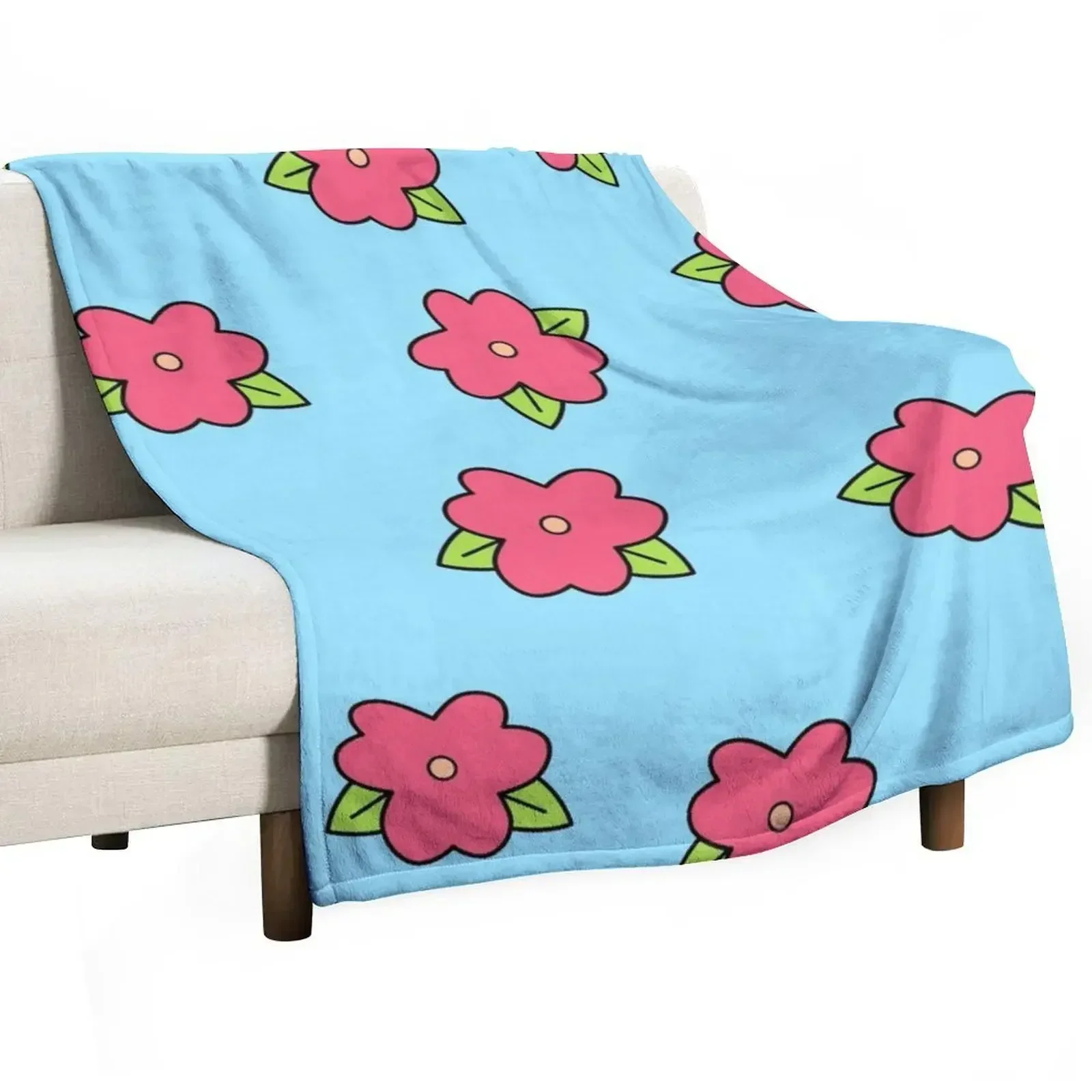 

Homer's Hawaiian Muumuu Throw Blanket Large wednesday Stuffeds Blankets