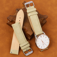 Leather Watchbands 18mm 20mm 22mm Bamboo Pattern Watch Band Strap Steel Pin Buckle High Quality Wrist Belt Bracelet Replacement
