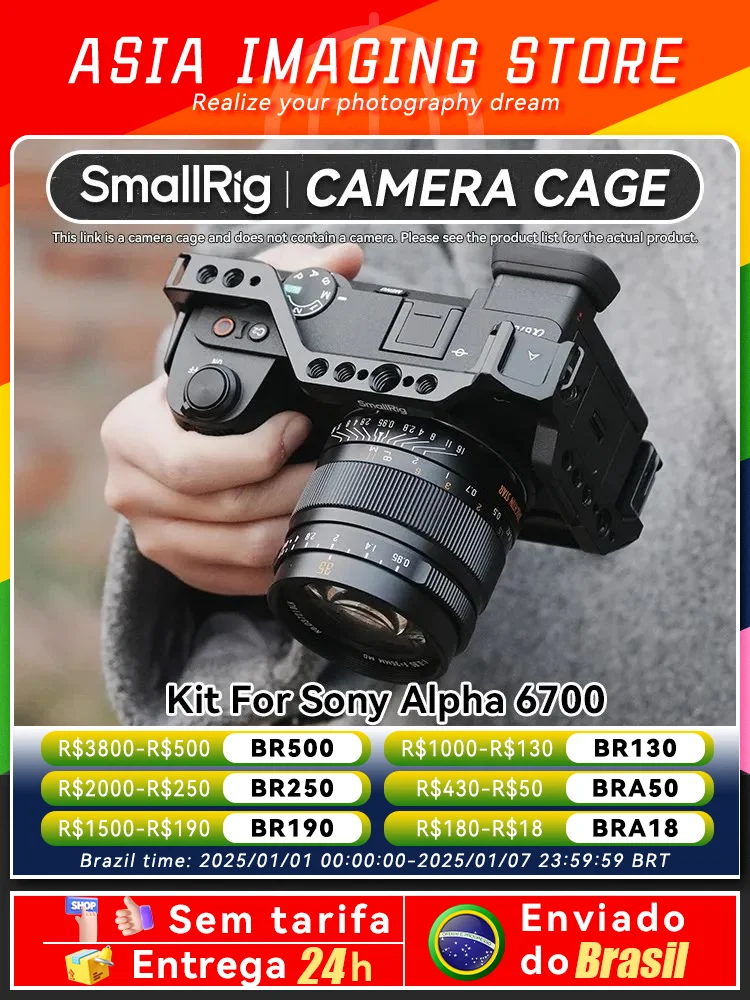 【 Do Brasil 】 SmallRig Camera Cage Handle Grip 1/4