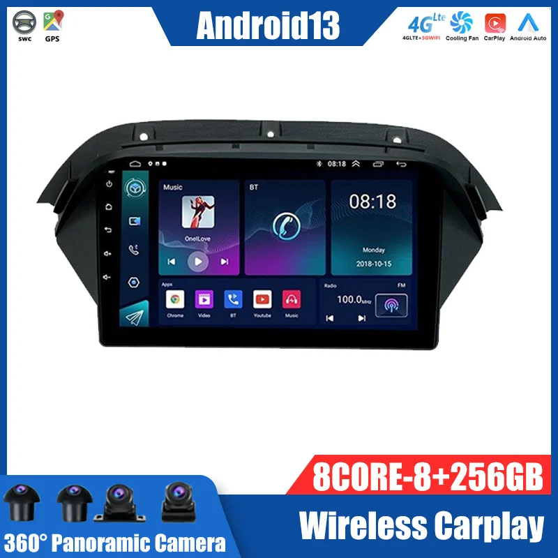 For Acura MDX 2008 2009 2011 12-2014 Auto Stereo Android 10 6GB 128G Radio Tape Car GPS Navigation Carplay Multimedia Player DSP