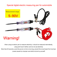 2024 Car Truck Voltage Circuit Tester Auto 3V-70V Tools Car Diagnostic Probe Test Pen Light Bulb Electric Measuring Pen Tools