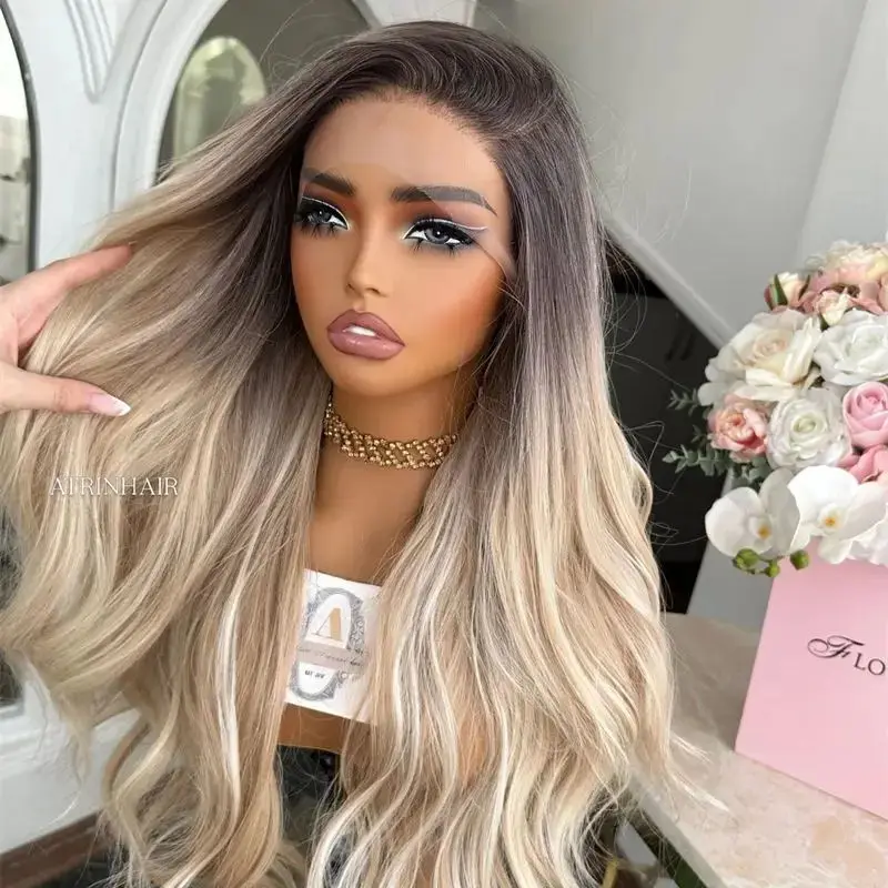 

Высококачественный синтетический парик с эффектом омбре и балаяж, волнистый, термостойкий, длинный, с предварительно проработанной линией роста волос, Hot Star Hair