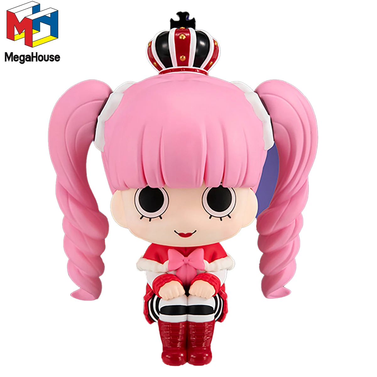

In Stock Original Megahouse Look Up ONE PIECE Perona Anime Figure 11cm Collectible Model Toy Kawaii Doll