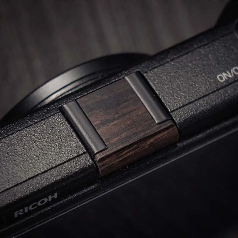 YUWOOD Уютный чехол из цельного дерева, подходит для камеры, чехол для горячего башмака для Ricoh GR4