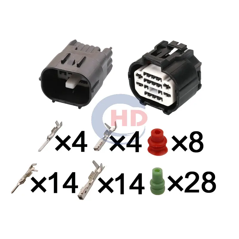 1-20 sets 18pin Rear Bumper Radar Sensor Plug 6188-5910 6188-5911
