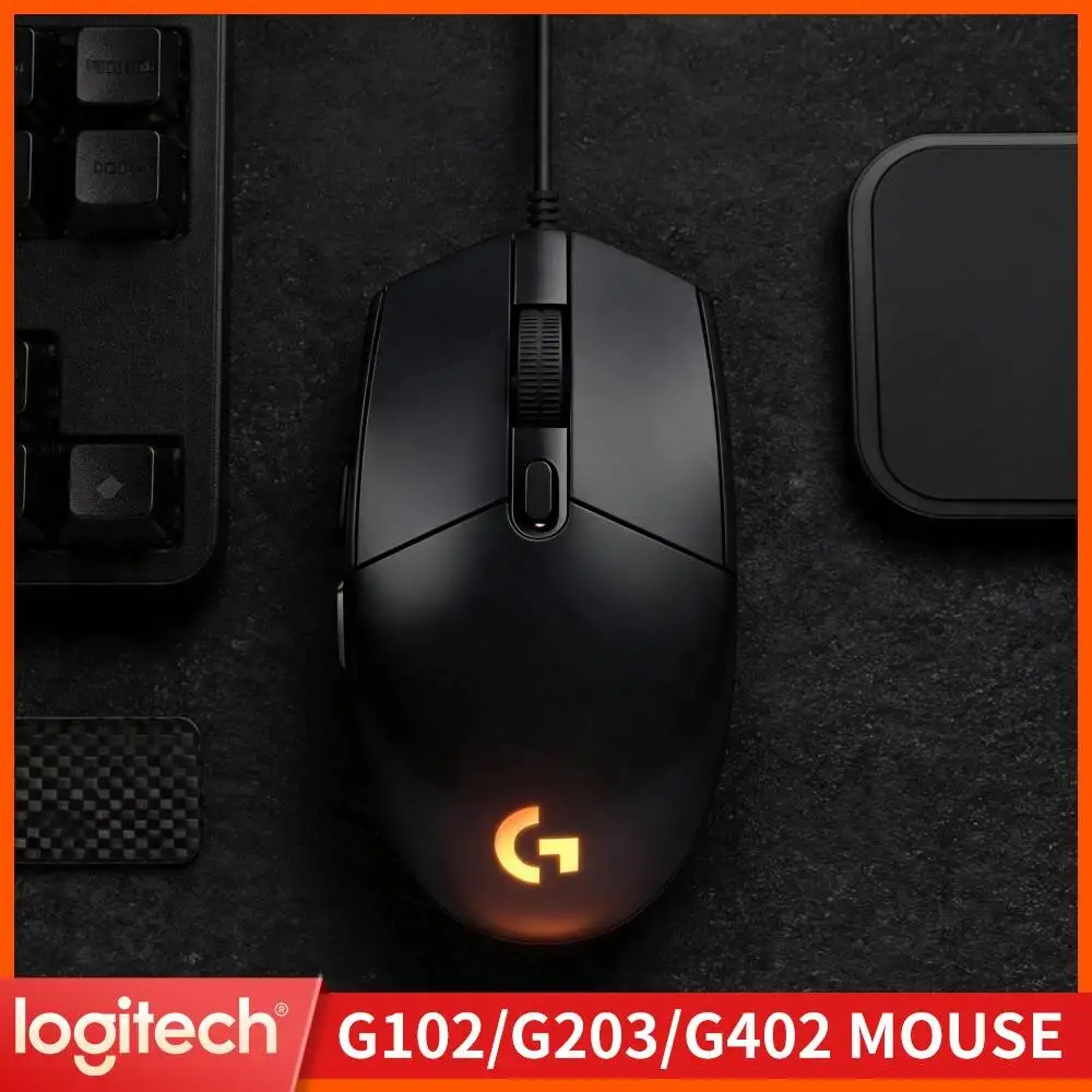 Logitech G102 Wired Mouse,Long Service Life Switches,Dynamic RGB Effects,Precise Sensor For Daily Office And Gaming Use