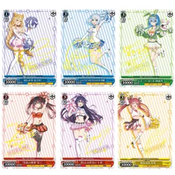 ACG WS Cards DATE A LIVE Tohka Cheerleading Version Golden Sign Self Made Anime Game Characters Collection DIY Color Flash Cards