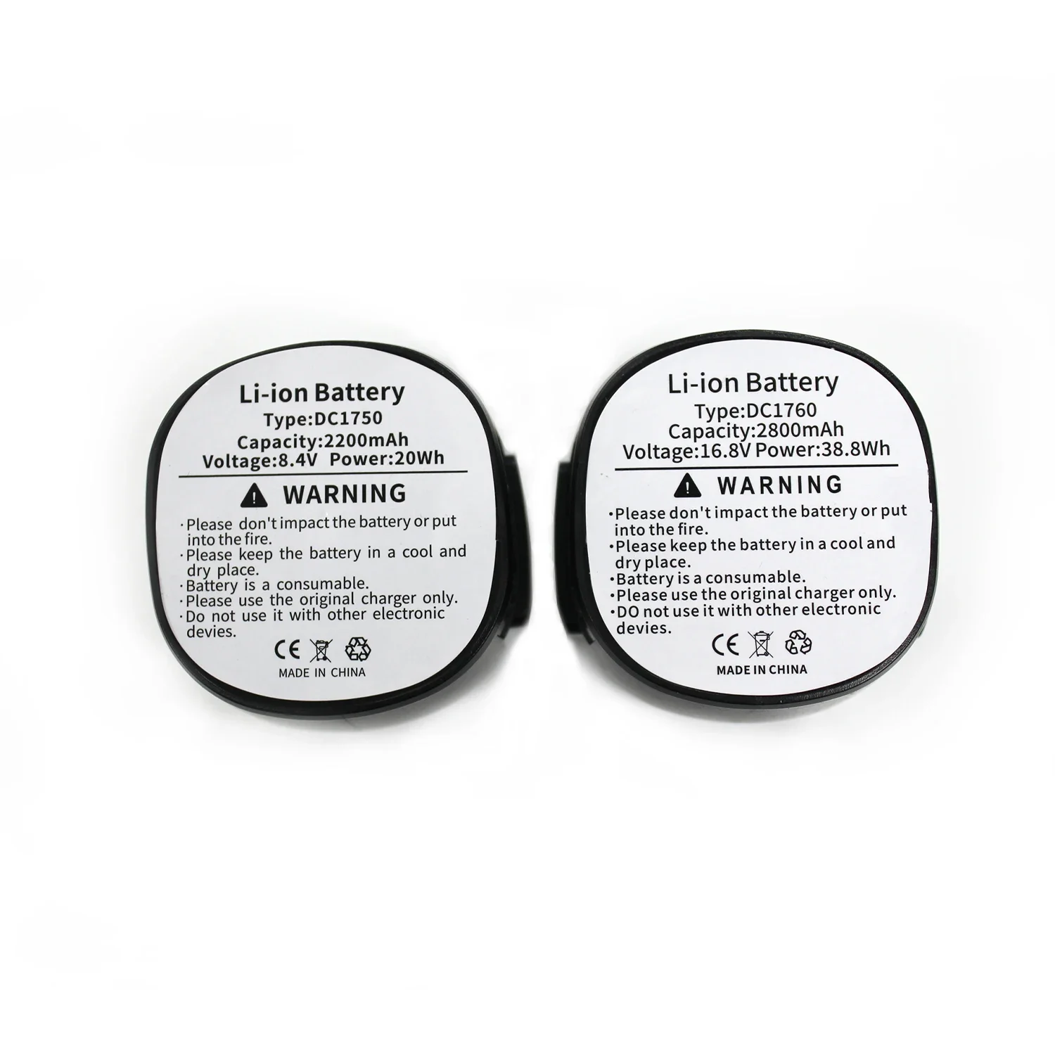 Phezer 8.4V 16.8V battery for P15 P16 P17 handheld inkjet printer battery