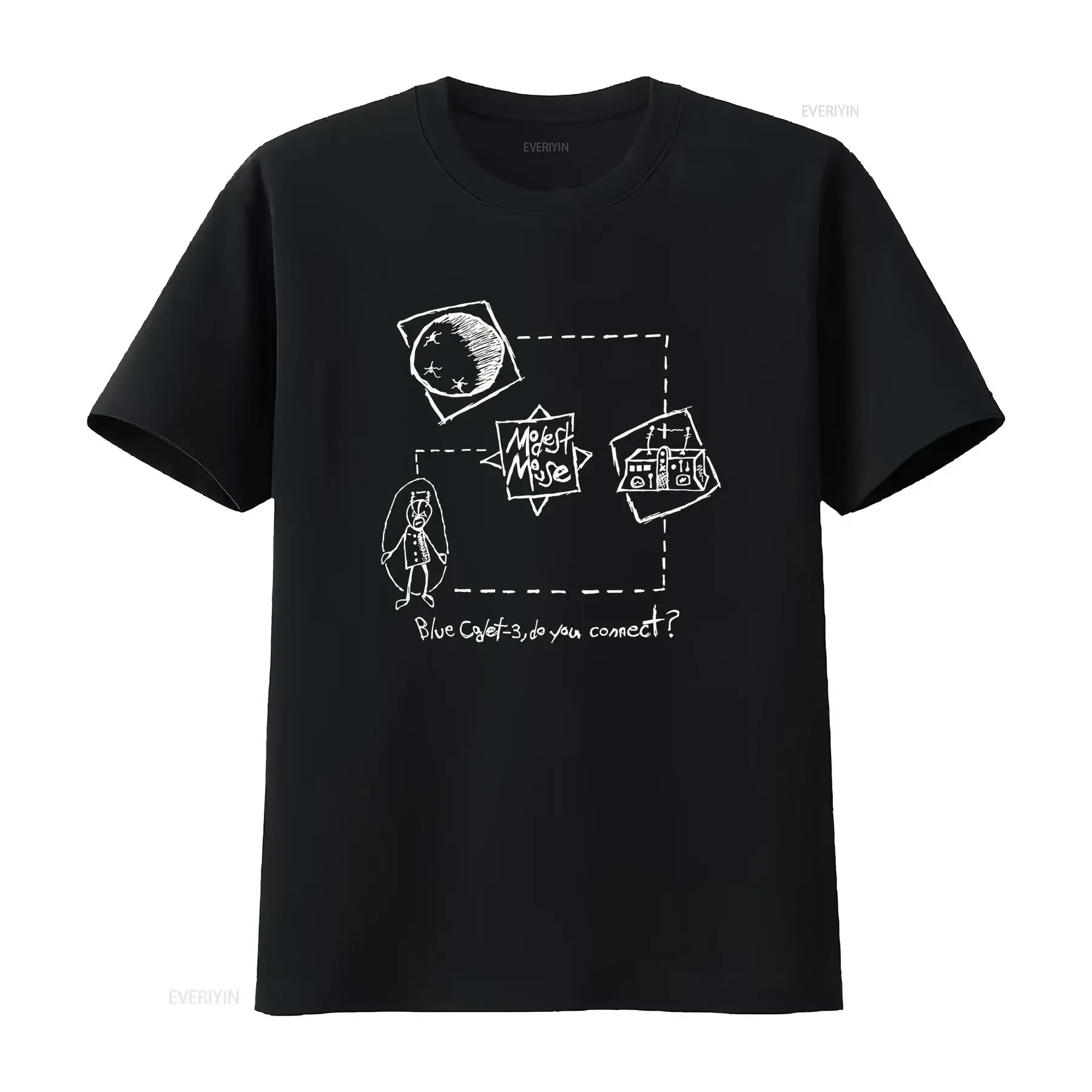 Modest Mouse Blue Cadet Do you Connect T shirt S 5Xl CB1015 vintage Washed Slightly Soft fashion homme designer clothes