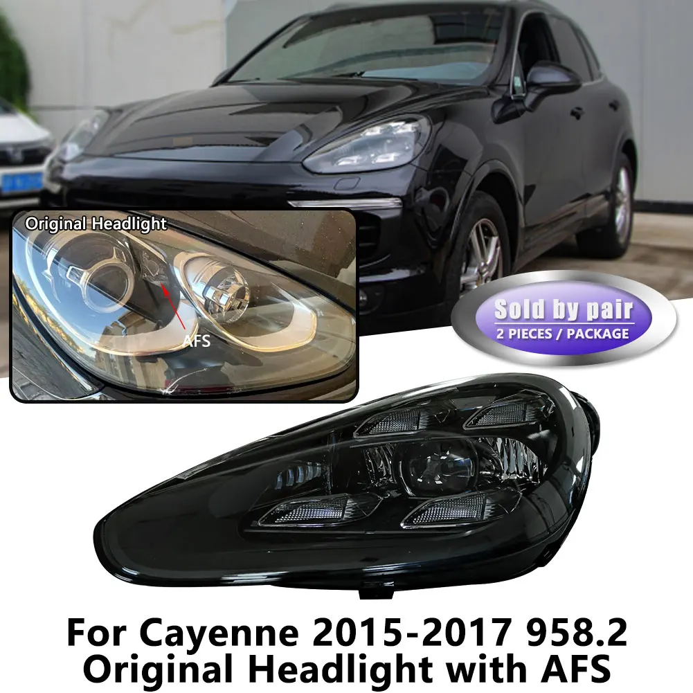 ポルシェ カイエン 2011-2018 高品質 LED ヘッドライト 958.1 958.2