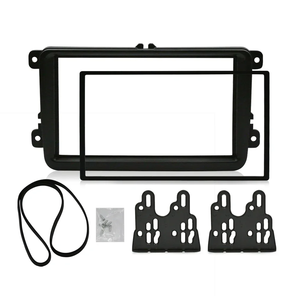 2 Din Car Fascia For VOLKSWAGEN Stereo Panel Dash Mount Installation Double Din Frame Install Kit Refit Fascia 178 *102mm