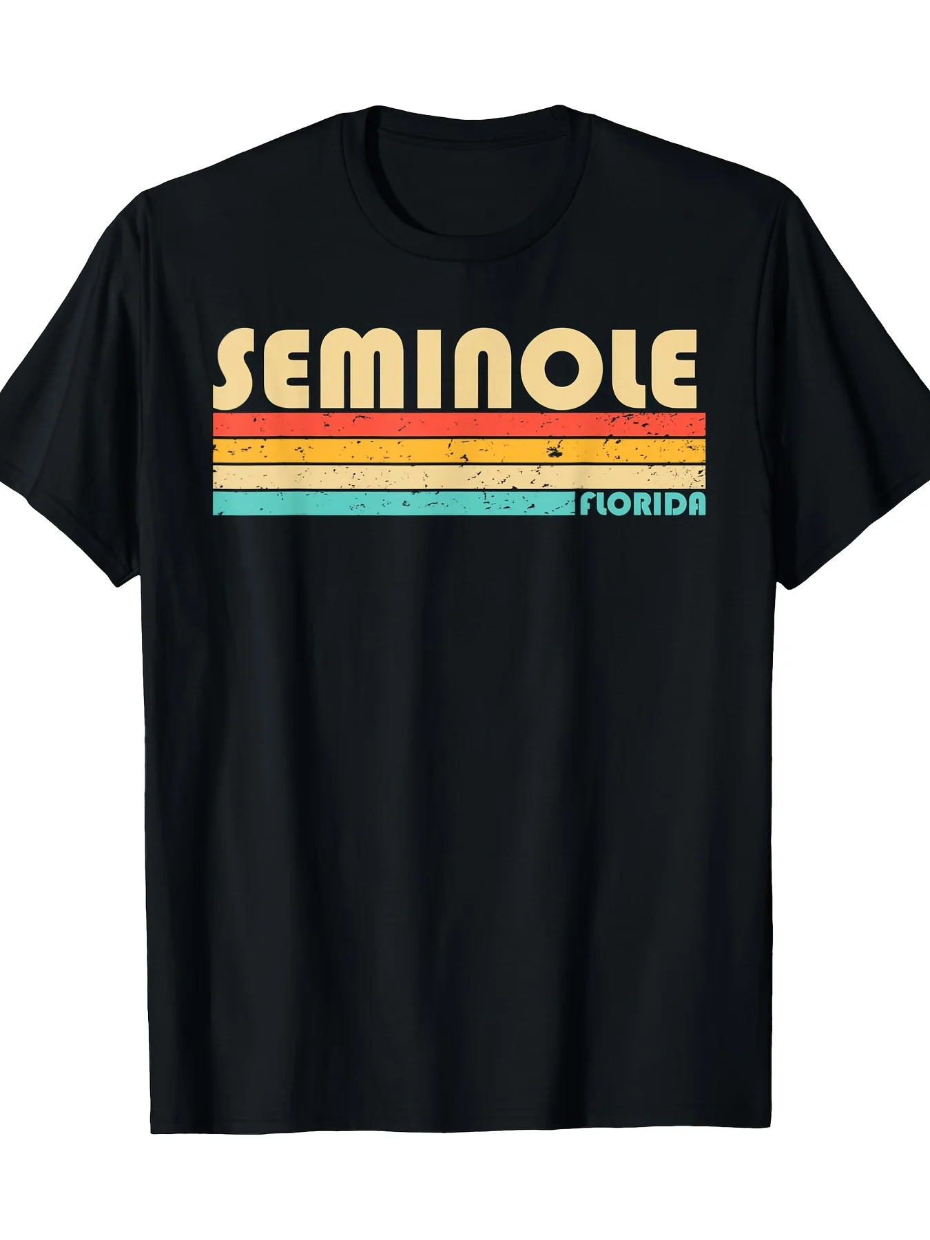 レトロ セミノール フロリダ T シャツ - 70 年代/80 年代の楽しい都市の誇り、綿 100%