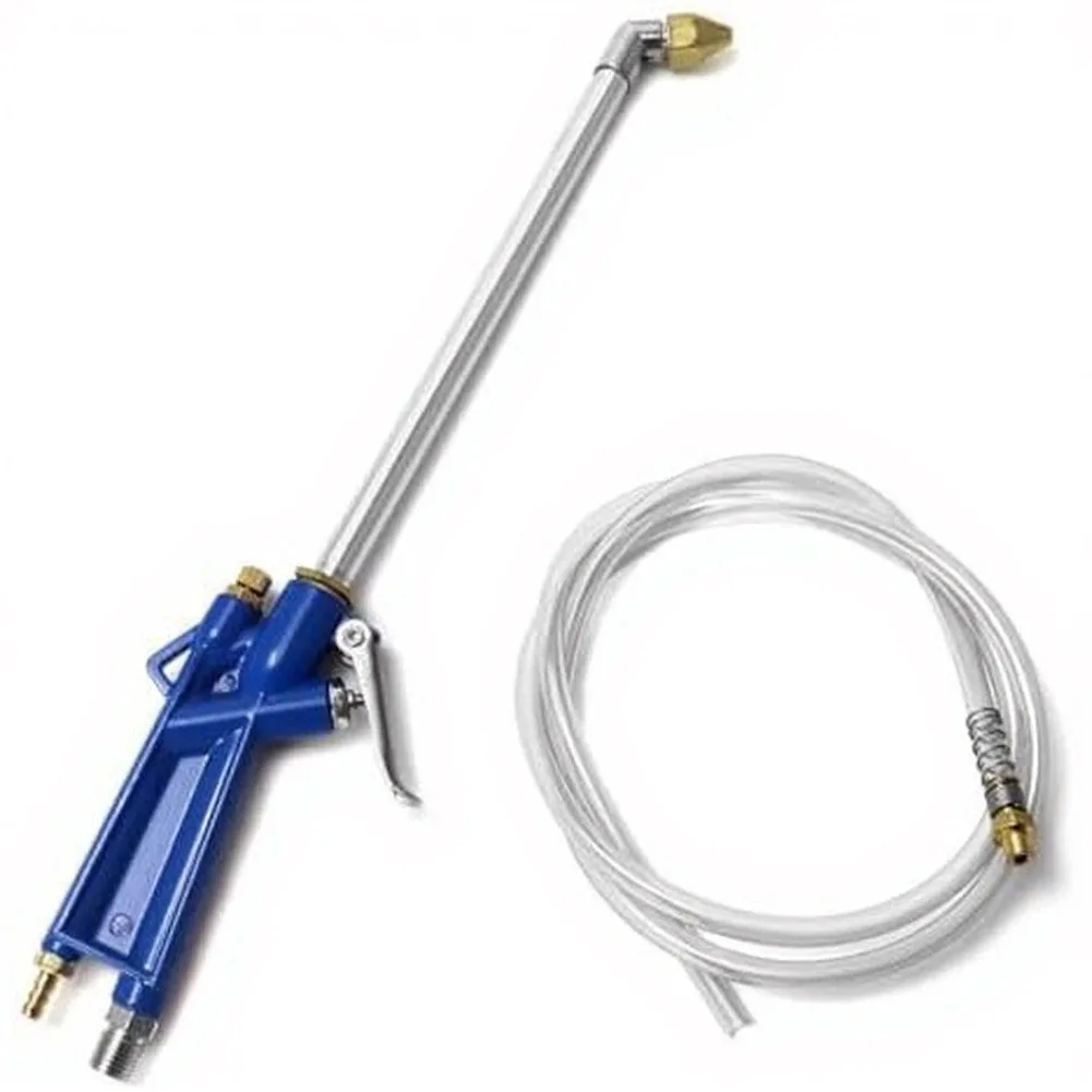Pneumatic Sprayer for Engine Compartment Cleaning Featuring Adjustable Pressure Trigger and Ergonomic Aluminum Alloy Handle