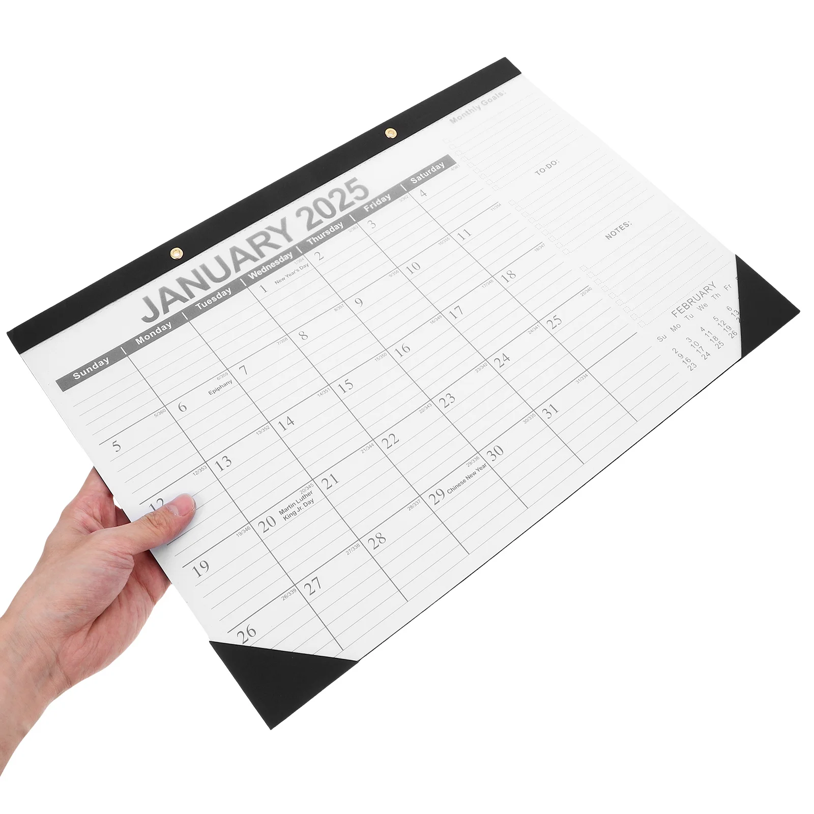 تقويم حائط ورقي 2025-2026 مخطط شهري جدول وظيفي لأداة إدارة وقت العطلات والمكتب والمنزل #2