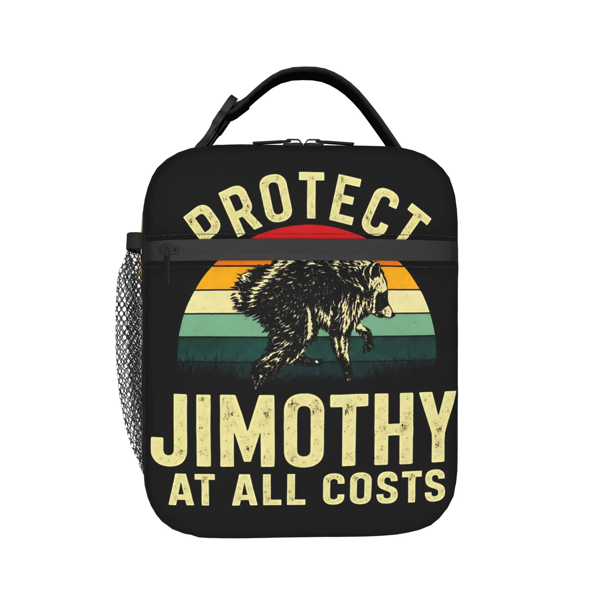 Jimothy Viral Raccoon Insulated Lunch Bags Thermal Bag Lunch Container  High Capacity Lunch Box Tote Food Bag College  Picnic