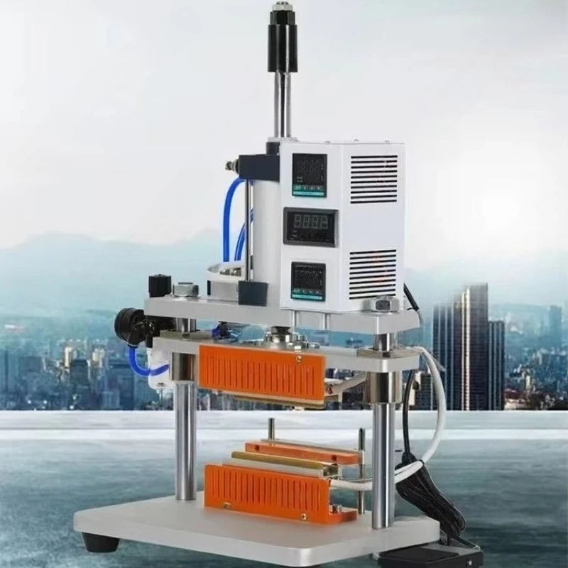 Pneumatic Heat Sealing Machine for PP Plastic Bags Aluminum Foil Bags Craft Paper Packaging Bags Pressing Heat Sealing Equipment