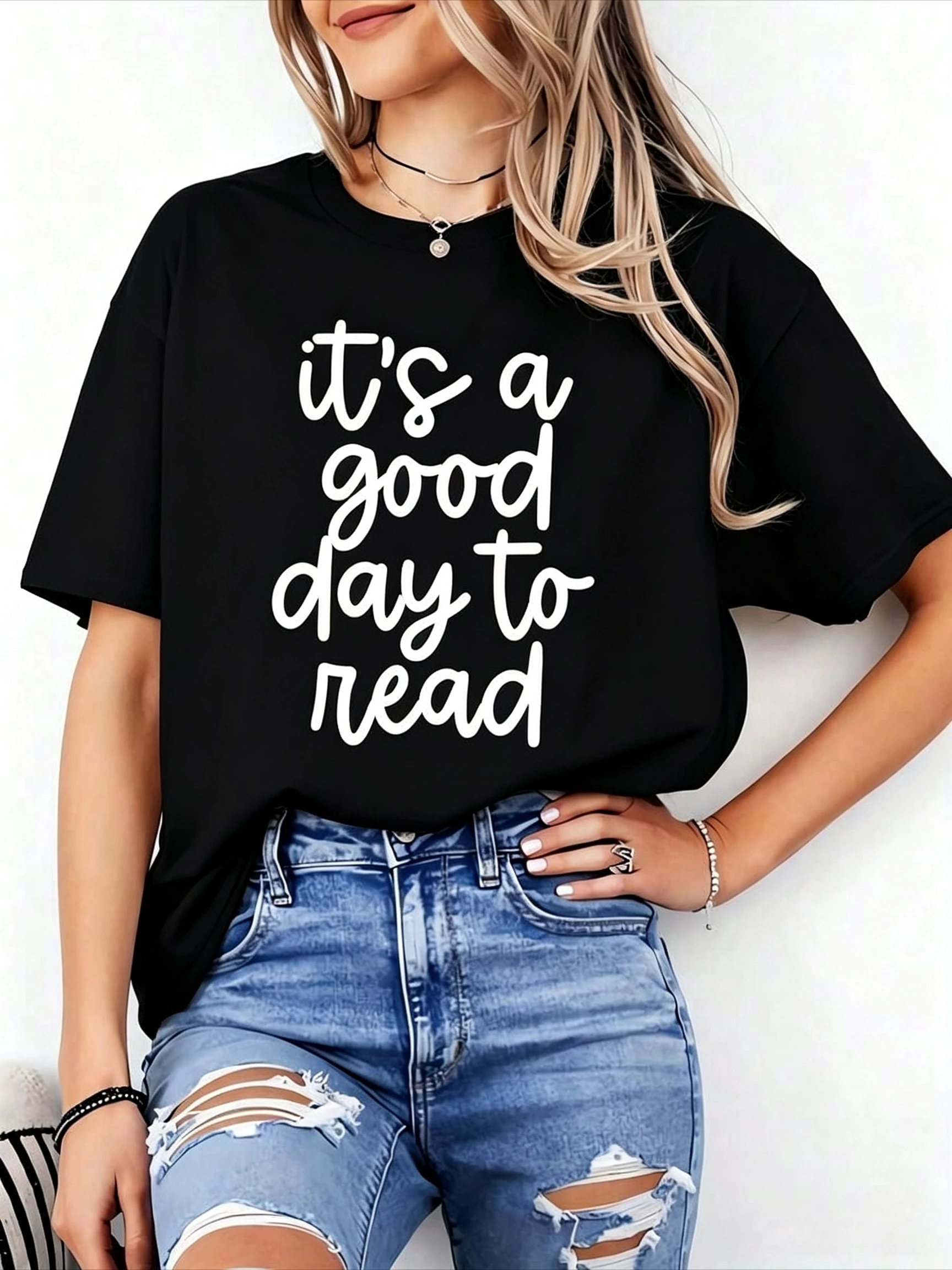 Womens Graphic Tshirt Inspirational Quote Casual Streetwear Top Positive Message Design Everyday Outfit Trendy Fashion Gift Idea