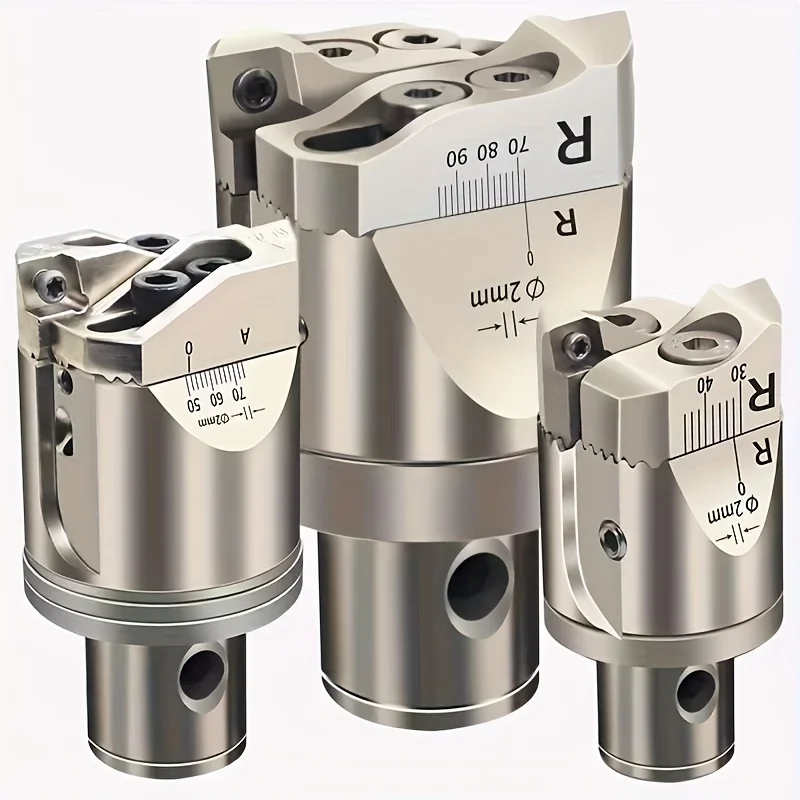 RBH TCT 25-33 32-42 40-55 68-92 RBH TCT Boring Head Adjustable Double-edged BT30 BT40 LBK Rough Boring Head Twin-bit CNC Tool