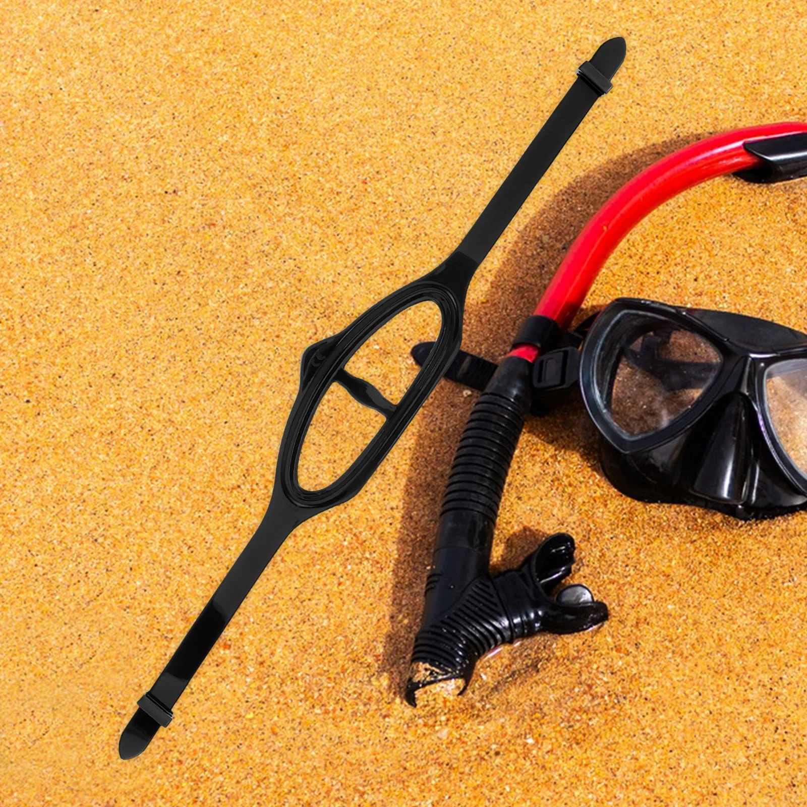 

2 Pcs Diving Lens Head Bands Glasses Silicone Straps Mask Replacement Silica Gel for