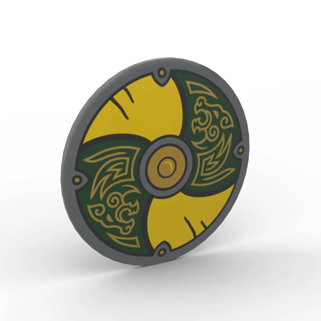 

Small Brick MOC 75902pr0036 pb29 p09 104738 Viking minifigure holding a shield