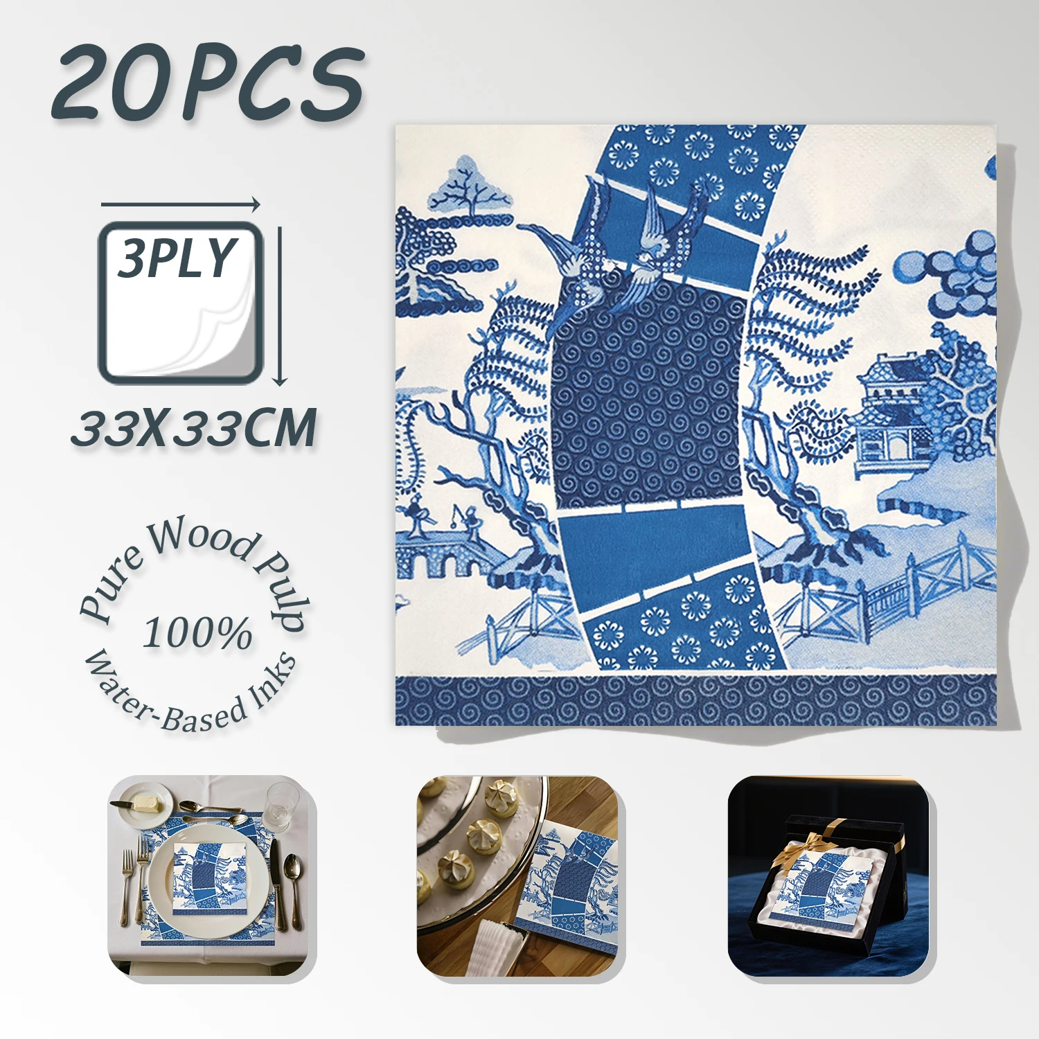 восточный садовый пейзаж