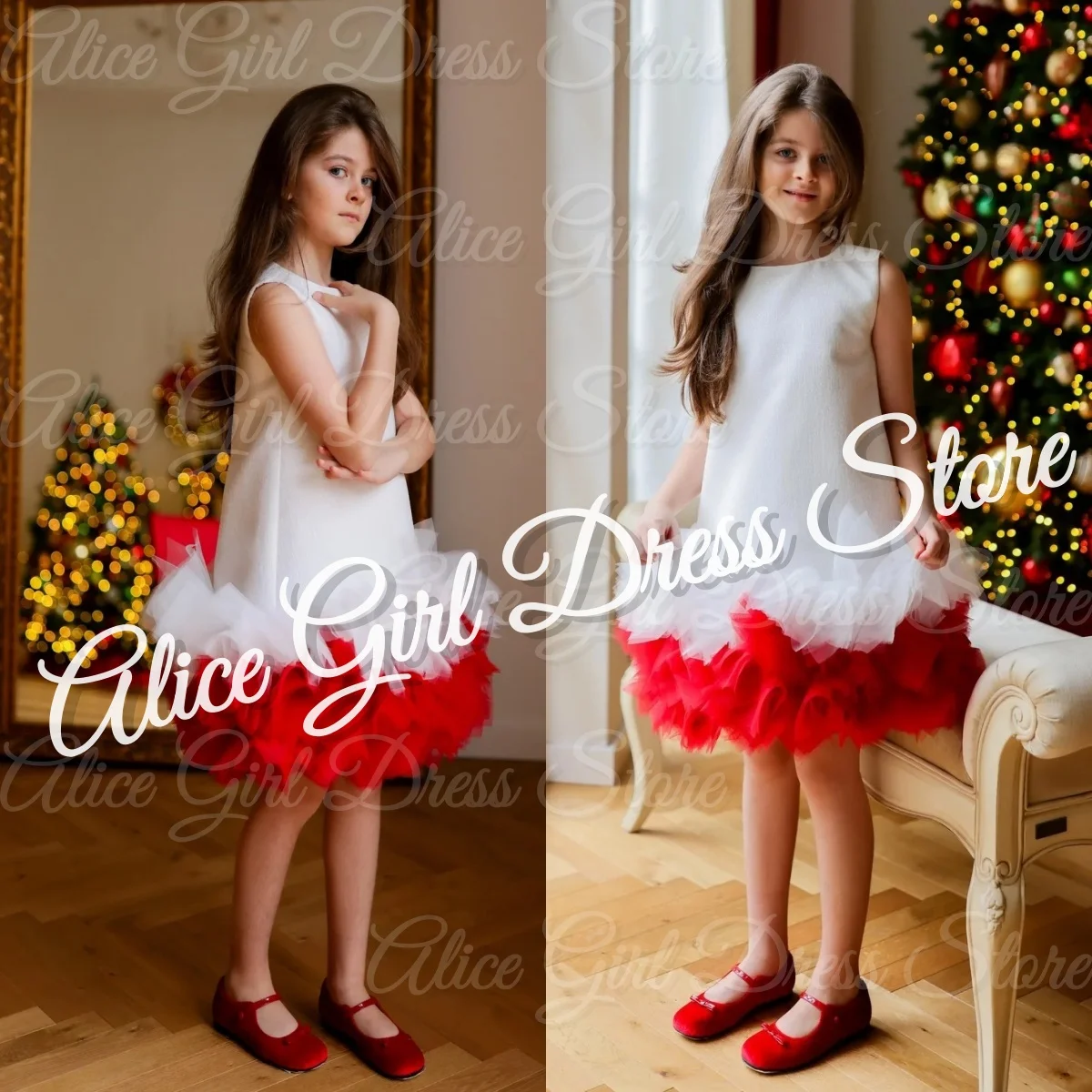 

Индивидуальные милые платья без рукавов с цветочным узором для девочек на свадьбу с оборками длиной до колена, детские платья для первого причастия, дня рождения