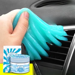 Reutilizável Car Cleaning Gel, Teclado Cleaner Gel, Automóvel Air Vent, Gel Remoção de Poeira, Multiuse Dirt Cleaner, Slime Auto, 1 Pc, 2Pcs