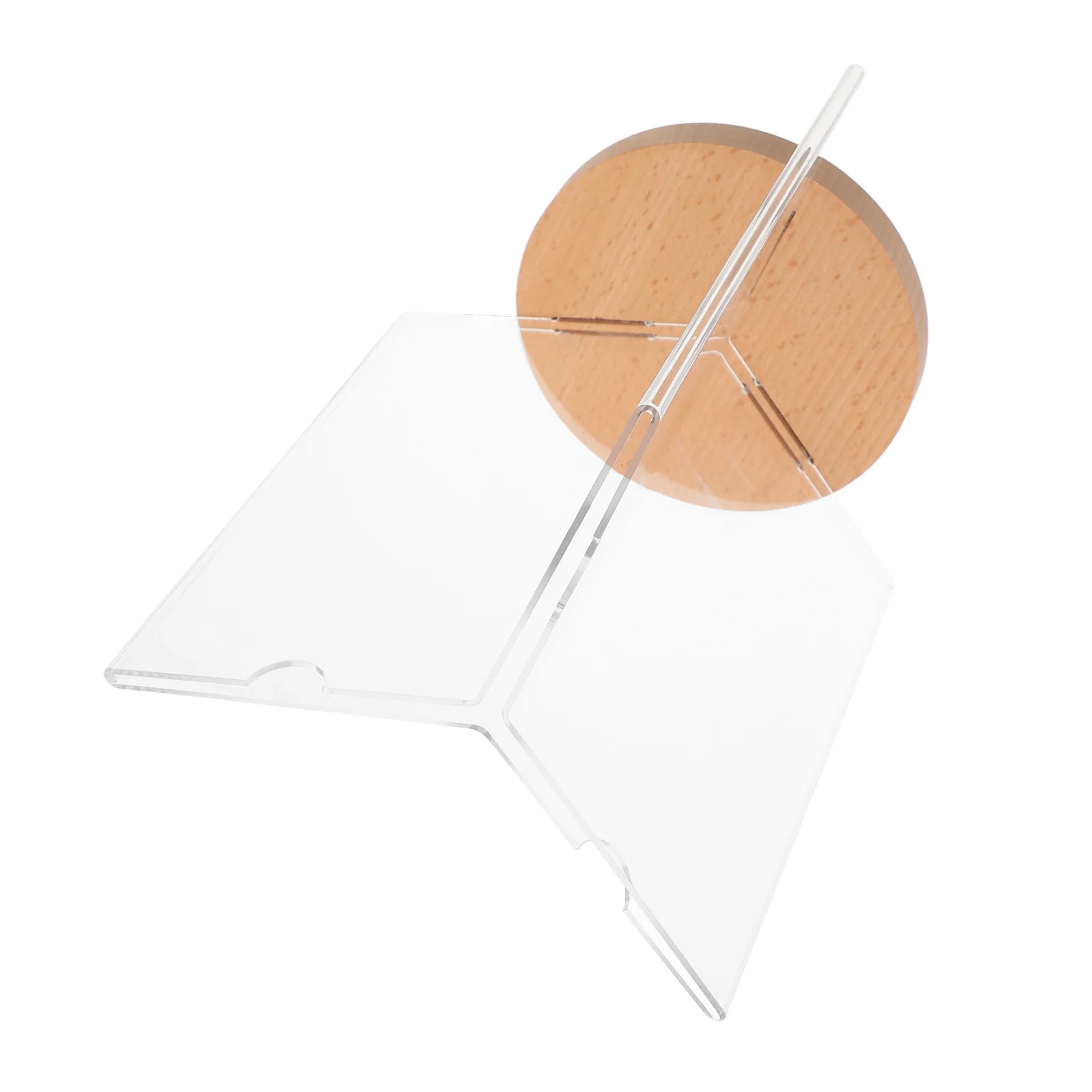 

1pc Acrylic Menu Holder Multi-Side Rotatable Stand Vertical Sign Display For Restaurants Weddings Trade Shows Brochures Desktop