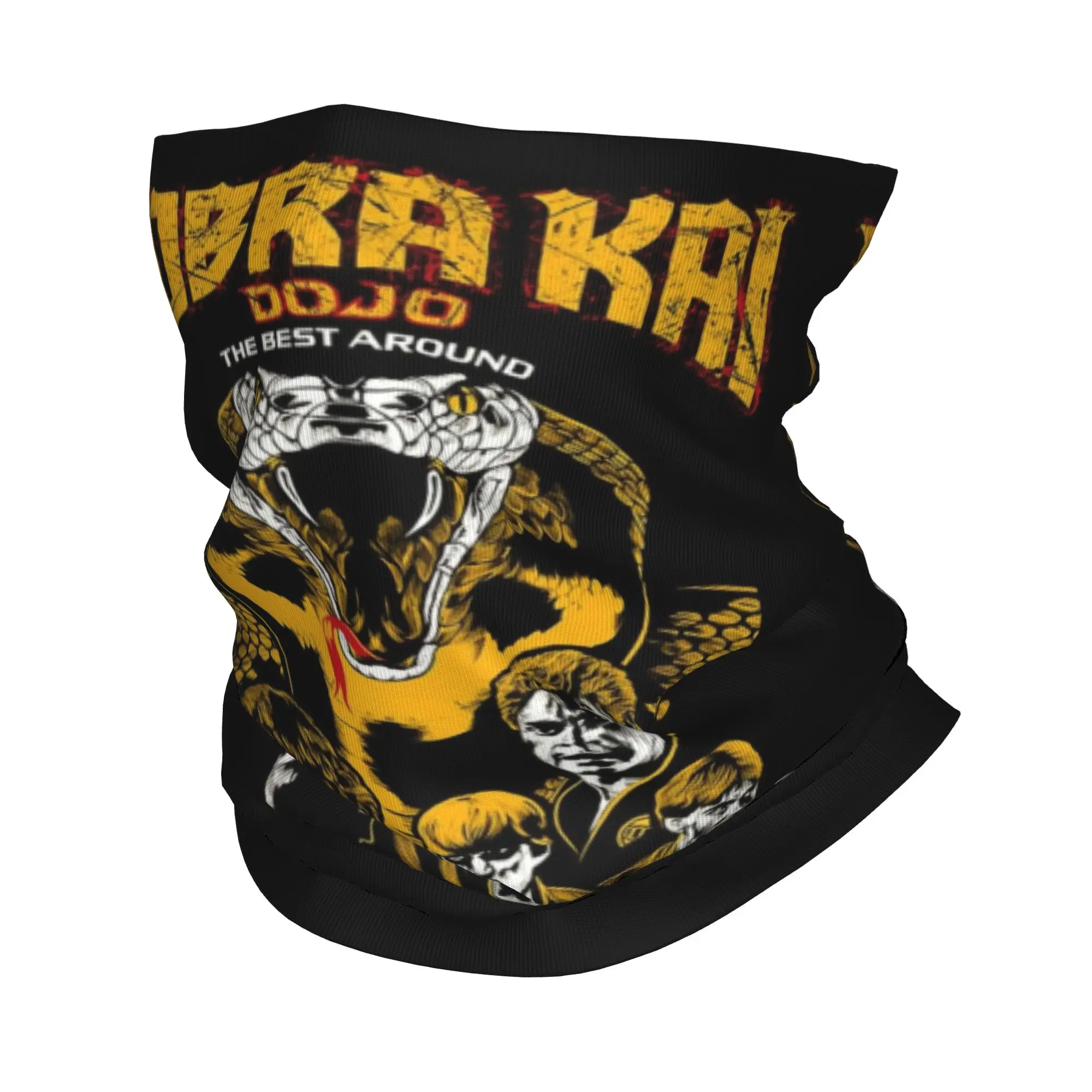 Многофункциональный бафф-бандана Cobra Kai с защитой от УФ-излучения для мужчин и женщин, головной убор в стиле The Karate Kid, тубус-балаклава