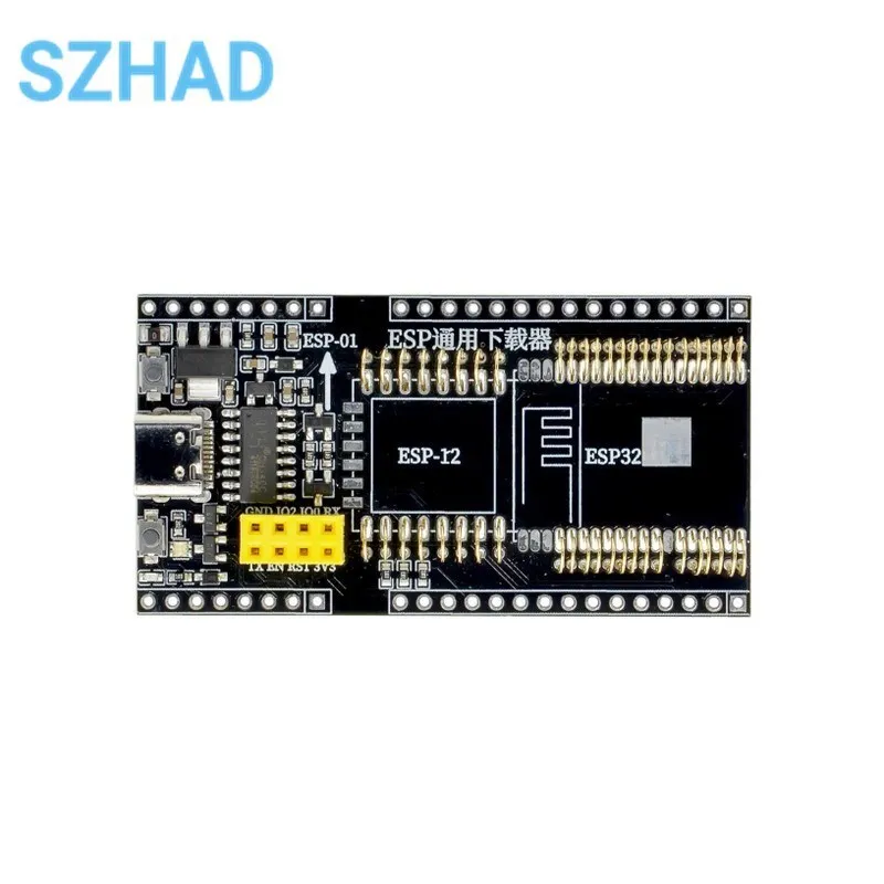 ESP8266 ESP32-WROVER Development Board Test Programmer Socket Downloader for ESP-01 ESP01S ESP12 ESP32 Adapter CH340