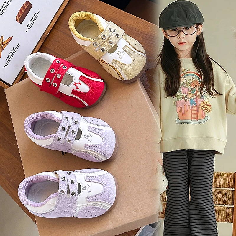 

Детские тренировочные кроссовки для детей от 1 до 16 лет, красные, для мальчиков и девочек, первые кроссовки для ходьбы, желтые, с мягкой подошвой, нескользящие, детские кеды