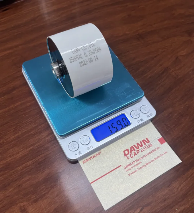 DAWNCAP DTR 0,33UF 2500V AC 60A Capacitor aquecedor ressonante de alta tensão