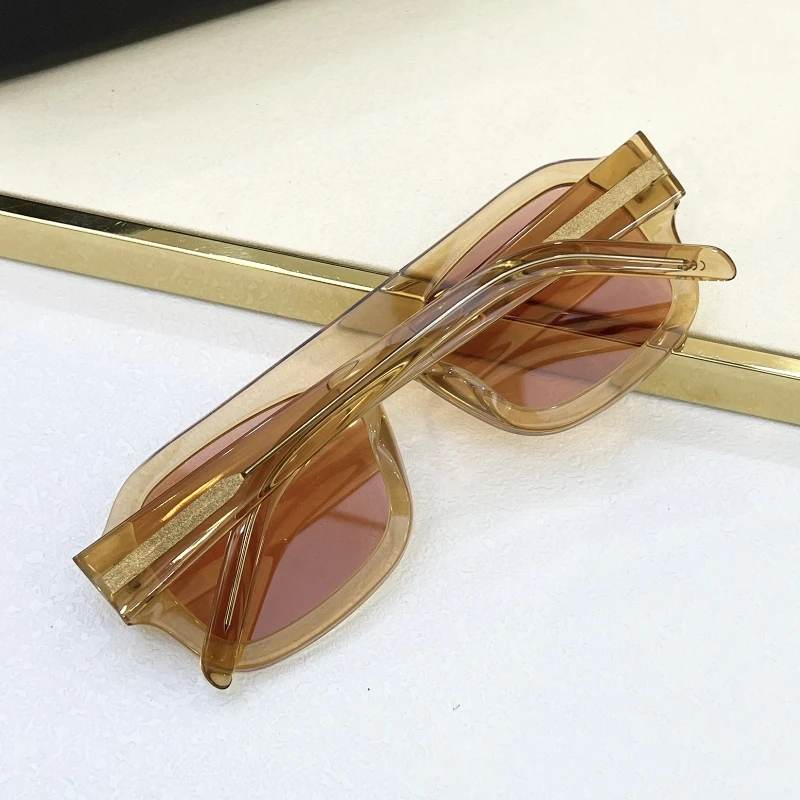 KAIA Thick Acetate Square Sunglasses Women Luxury Brand Designer Retro Vintage Outdoor Eyewear Shades For Sun For Travel