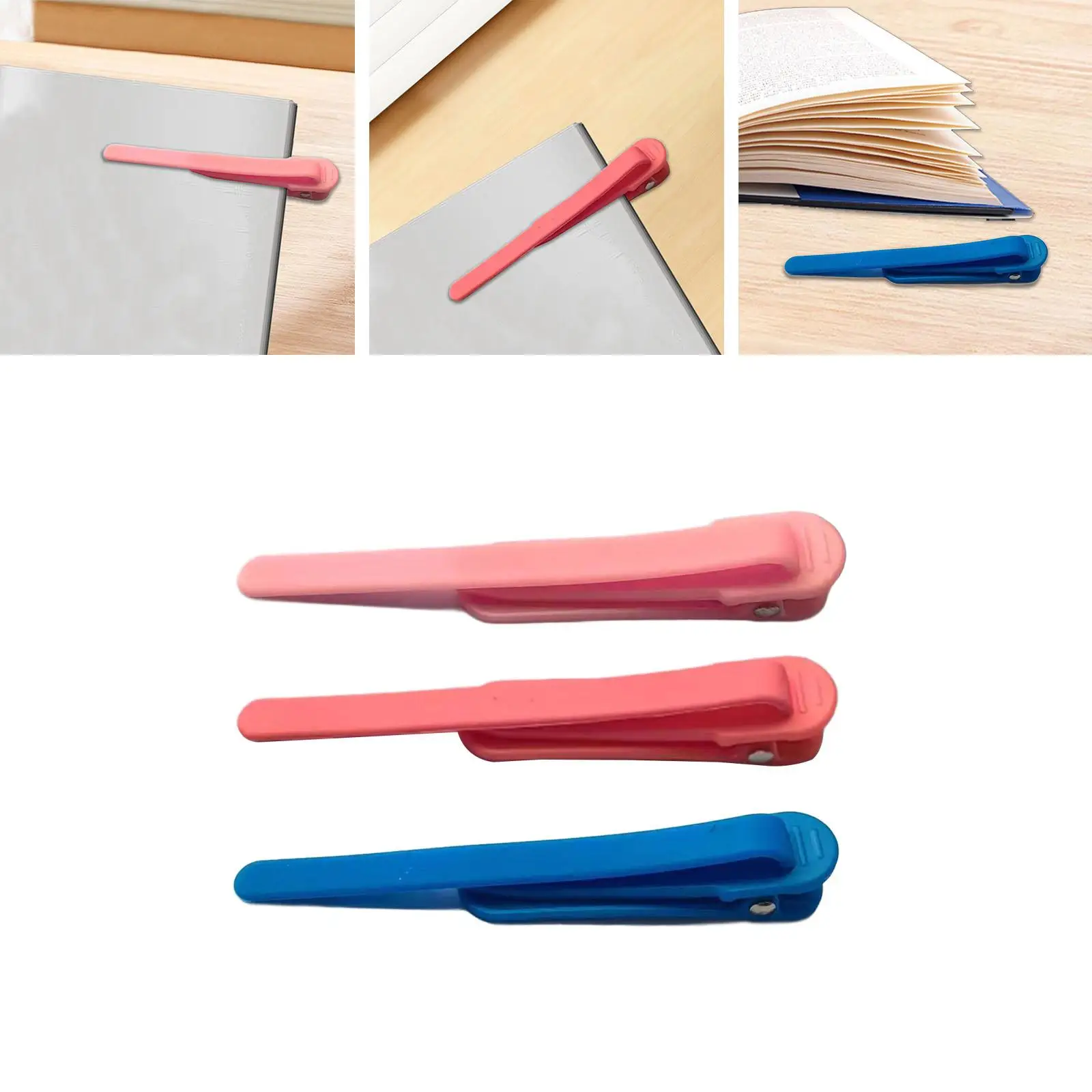 3 шт., силиконовые закладки для книг