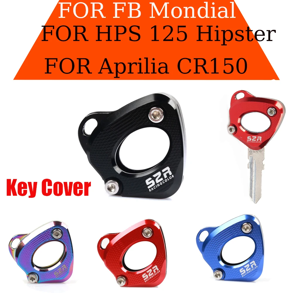 Capa de chave para fb mondial hps 125 hps hipster hps125 motocicleta chaves titular escudo para aprilia cr150 chave caso capa peças
