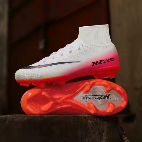 New Men Professional Soft Football Boots Sneakers Match Soccer Shoes Ultralight Futsal High-quality TF/FG Unisex Hot Sale Cleats