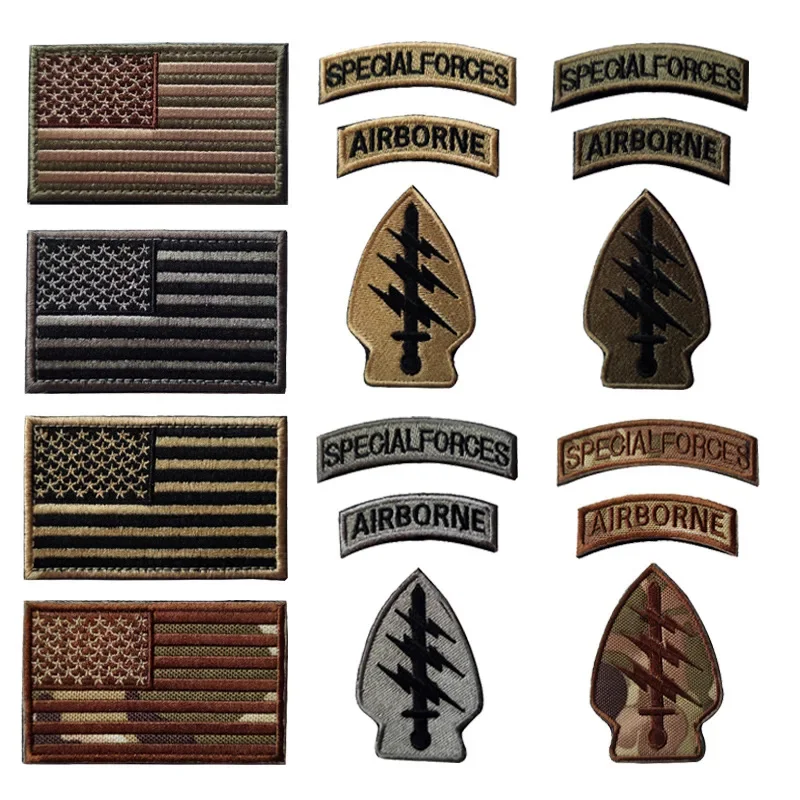 SPECIAL FORCES Embroidery Patch Flag Ranger Tab Emblem for Cloth Bag Badges