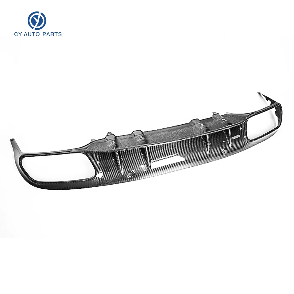 Real Carbon Fiber Body Kit Rear Bumper Diffuser Lip For Mercedes Benz C Class Coupe w205 AMG