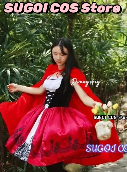 ハロウィン赤ずきんちゃんコスプレ衣装女の子人格コスプレゲーム制服ハロウィンステージパフォーマンス服