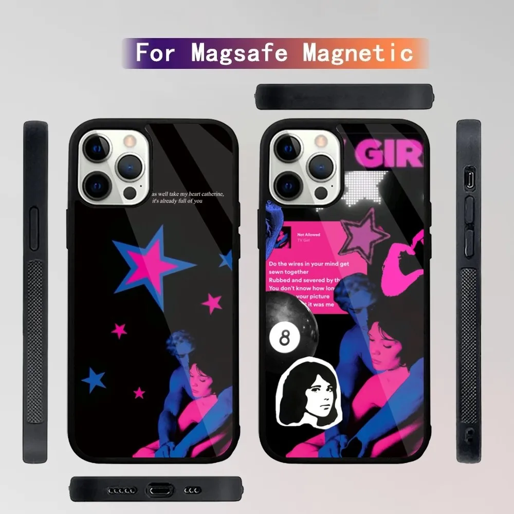 T-TV G-Girl Music-S  Phone Case For iPhone 15,14,13,12,11,Plus,Pro,Max Mini Magsafe Magnetic Wireless Charging