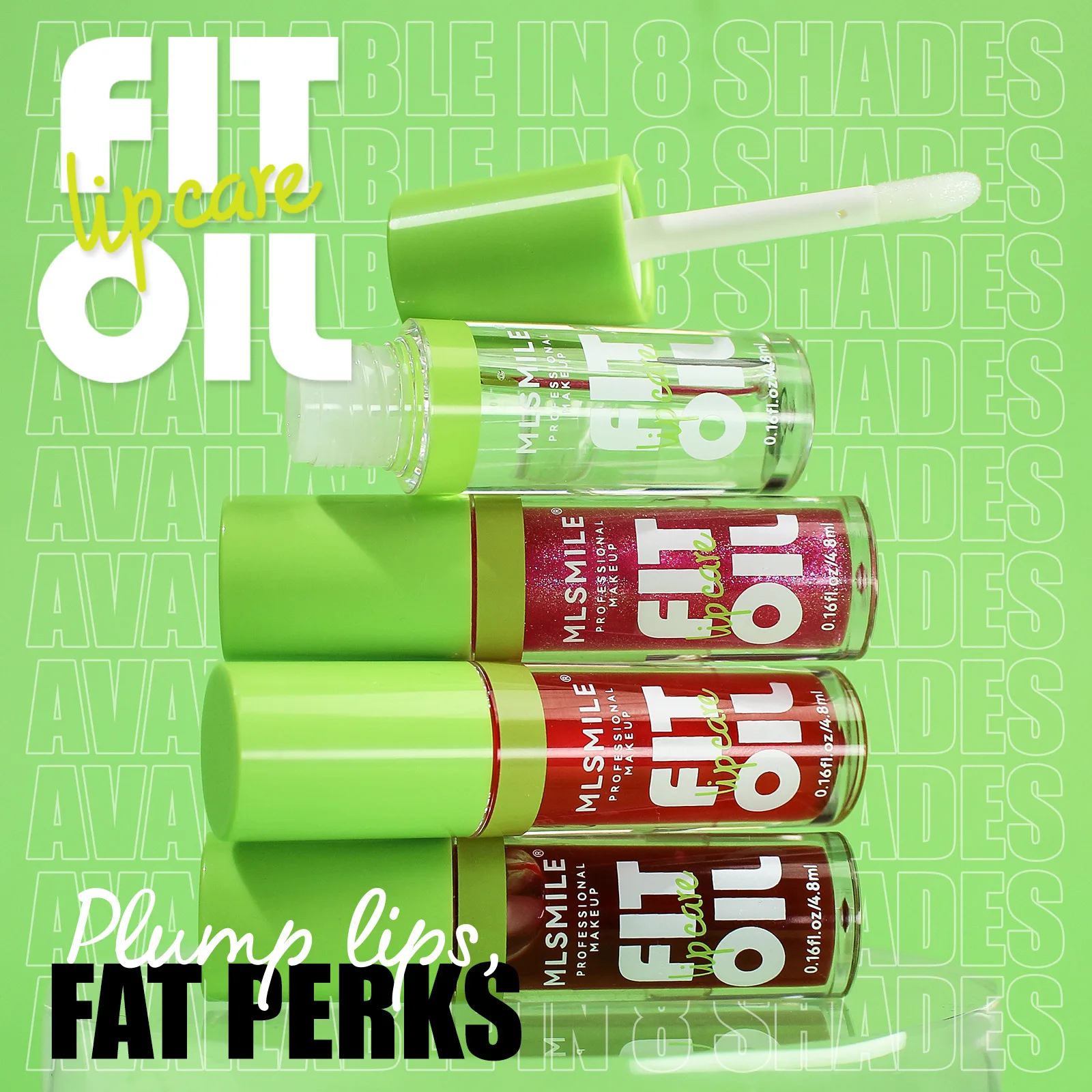 ลิปกลอสให้ความชุ่มชื้น 8 โทน ลิปกลอสน้ํามันส่องสว่าง ลิปกลอสของเหลวโปร่งใส ลิปกลอสธรรมชาติเพิ่มความชุ่มชื้น