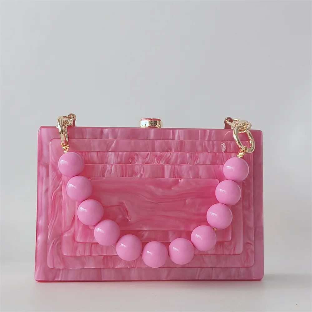 

Designer Imitation Fashion Makeup Bag New Handbag Pink Purse Shoulder Wal Ladies Luxury Brand Novelties Female Crossbody Bag