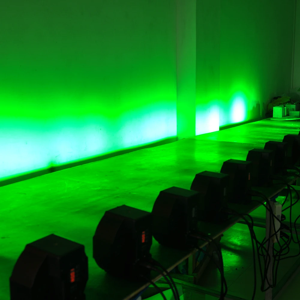 TIPTOP Plastic Black 18x3W RGB Single Color Led Par Light Dual Channels DMX512 Sound/Mater, Slave Mode Linear Dimmer TP-P05