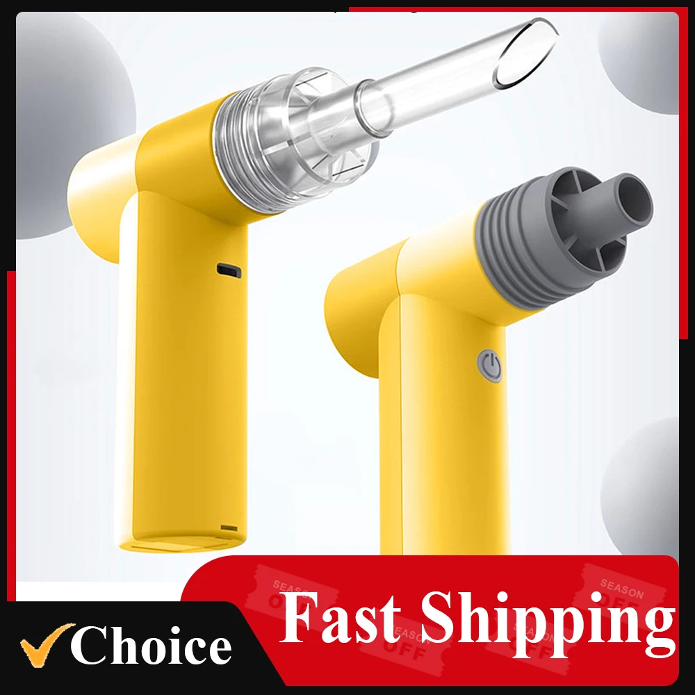 

100000RPM Mini Jet Fan Electric Brushless Motor Jet Turbo Fan Dry Blower Built-in 3x1100mAh Rechargeable Battery